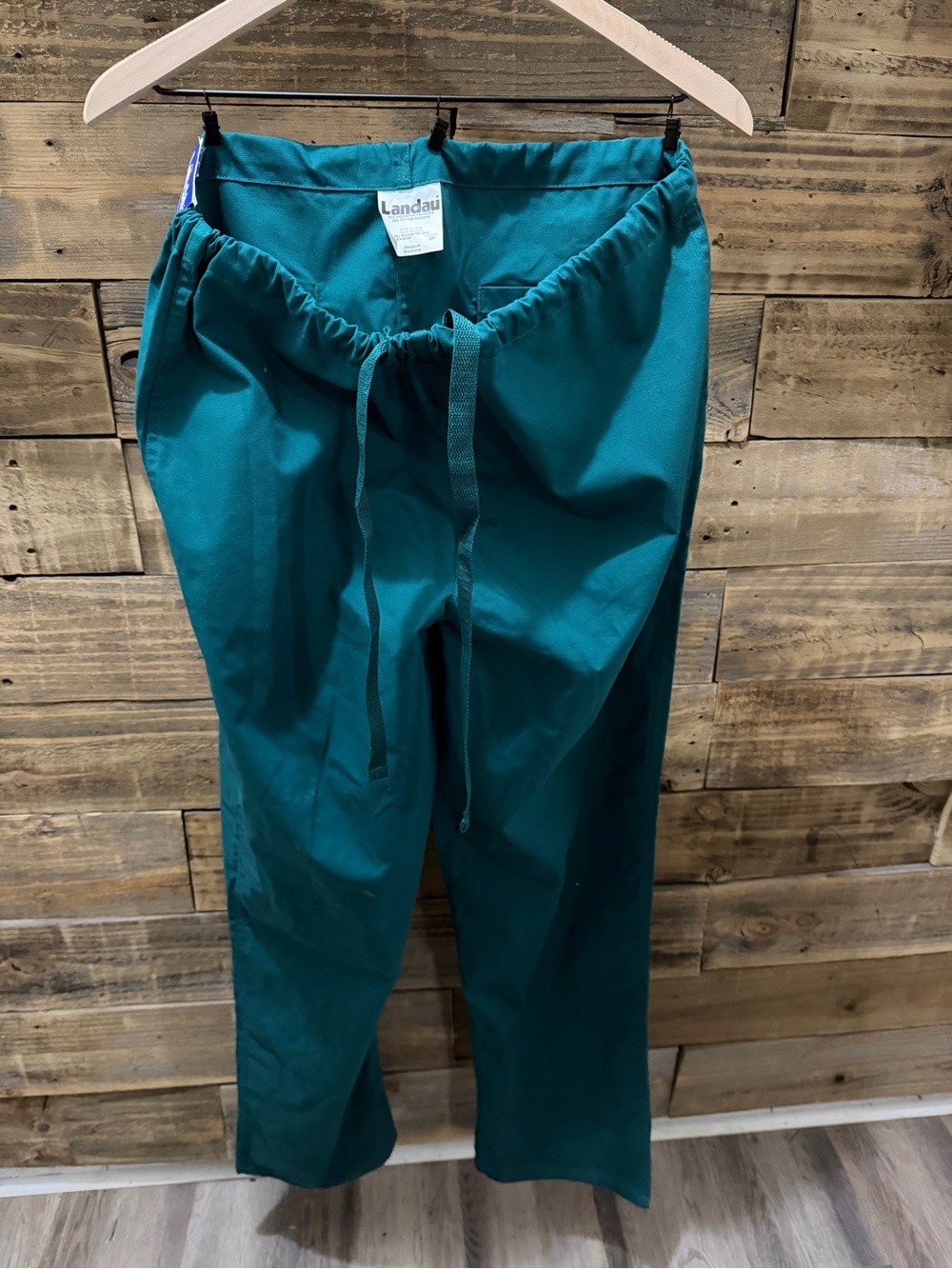 Landau Teal Scrub Pants with Patch Pocket